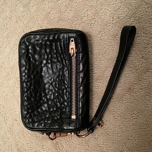 Alexander Wang Fumo leather wristlet